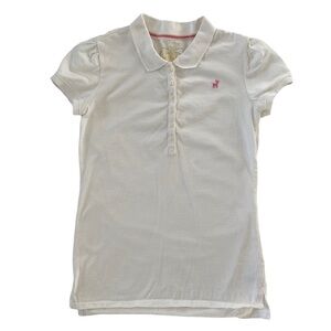 Old Navy Girl’s White Short Sleeves Polo XL